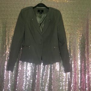 Army Green Accentuated Blazer